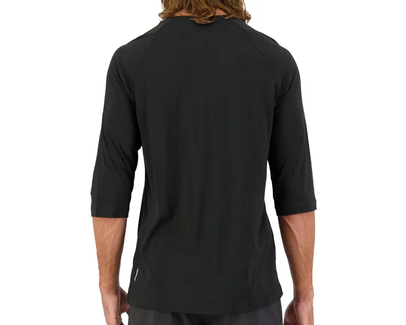 Mons Royale Tarn Merino Shift 3/4 Jersey Black-1